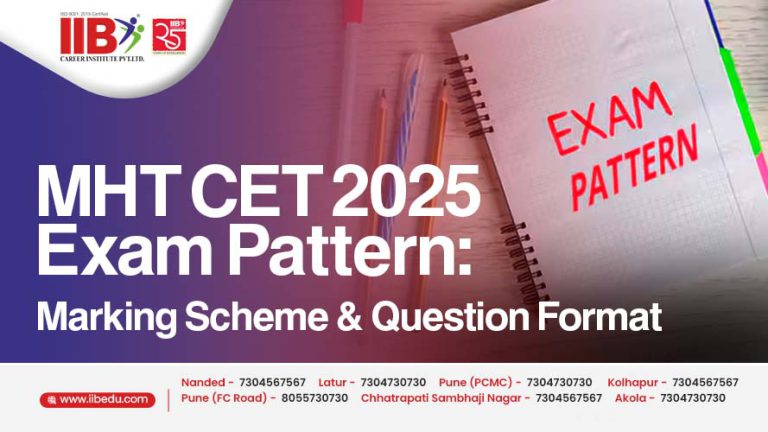 MHT CET 2025 Exam Pattern Marking Scheme & Question Format